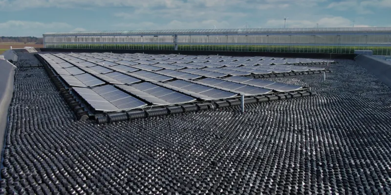 ICOS by Connectum — Floating cover system for smart watermanagement