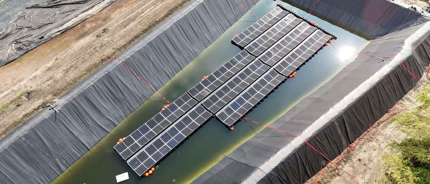Lambrechts Beerse floating solar project